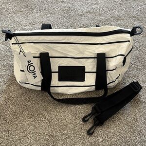 ALOHA Black and White Duffel Bag